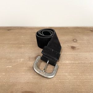MISO Accessories 26” Leather Belt Black